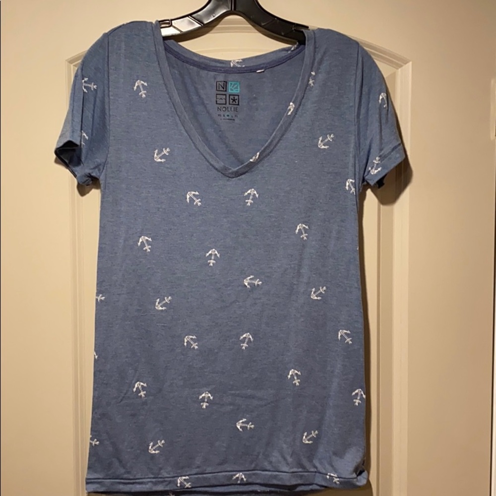 Nollie Women's Blue Anchor T-Shirt